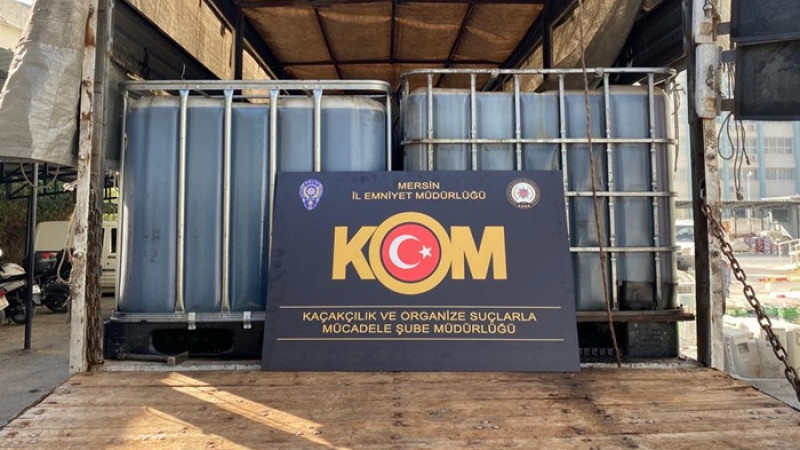 Mersin Polisinden Ka&ccedil;ak Akaryakıt Operasyonu